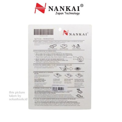 Nankai Diamond Wheel Dry 084-05 - Mata Potong Keramik 4"