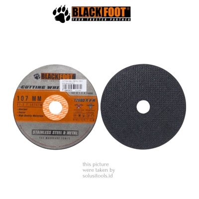 BLACKFOOT Mata Gerinda Potong Besi  4 Inch - Tajam, Cepat