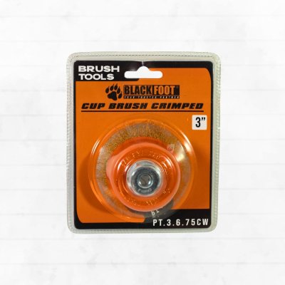 CUP BRUSH CRIMPED PT.3.6.75CW BLACKFOOT
