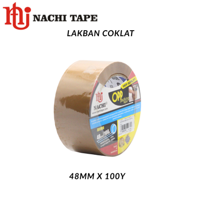 NACHI OPP Tape Lakban Coklat 48mm x 100 yard