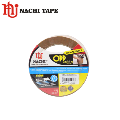 NACHI OPP Tape Lakban Coklat 48mm x 100 yard