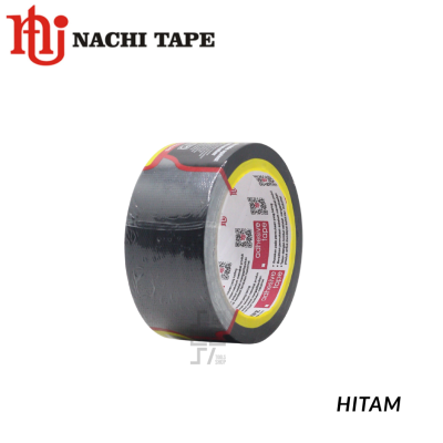 NACHI Lakban Kain Cloth Tape 46mm x 12m, Hitam, Biru, Merah Nachi