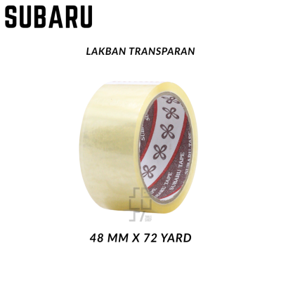 Lakban Bening Subaru 48mm x 72 Yard / OPP Tape Transparan