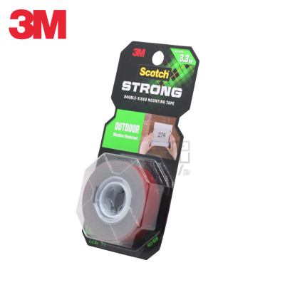 3M Scotch Double Tape Clear Outdoor 19mm x 1.5m