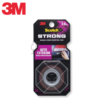3M Scotch Strong Tape Double-Sided Mounting Auto Exterior 12mm x 1.5m