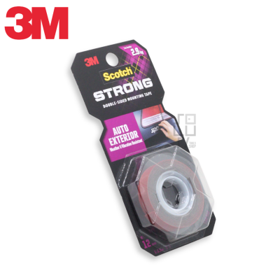 3M Scotch Strong Tape Double-Sided Mounting Auto Exterior 12mm x 1.5m