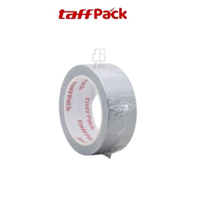 TaffPack Cloth Tape Silver 40 x 20M - Lakban Kain Silver