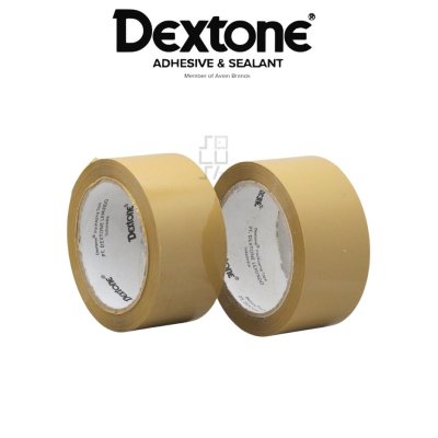 Dextone OPP Tape Brown 48mm x 90 Yard - Merekat Kuat