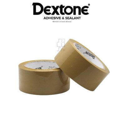 Dextone OPP Tape Brown 48mm x 90 Yard - Merekat Kuat