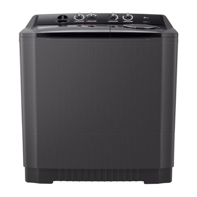 เครื่องซักผ้า 2 ถัง LG รุ่นใหม่ TT17NAPG ขนาด 17 KG สีดำ