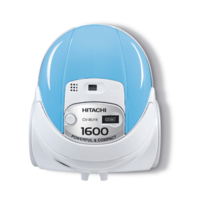HITACHI เครื่องดูดฝุ่นขนาด 1,600 วัตต์ แบบถุงผ้า CV-BU16 BL สีฟ้า