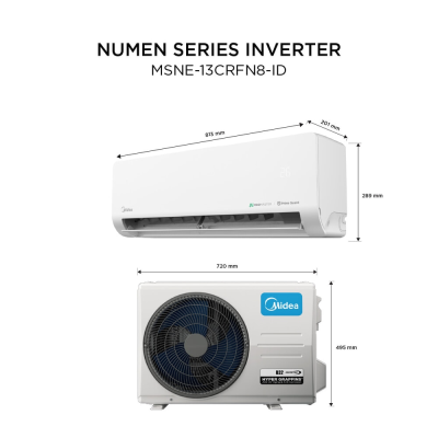 MIDEA เครื่องปรับอากาศ12000 BTU รุ่น SNE-13CRFN8-ID