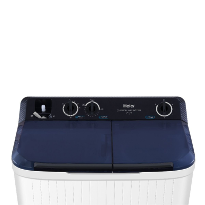 HAIER เครื่องซักผ้า 2 ถัง รุ่น HTW70-1217 ขนาด 7.5 Kg.