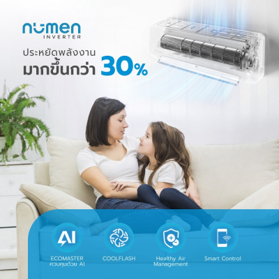 MIDEA เครื่องปรับอากาศ12000 BTU รุ่น SNE-13CRFN8-ID