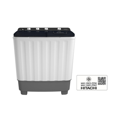 เครื่องซักผ้า 2 ถัง HITACHI LTT 10JWT MRG 10 กก. สีเทา
