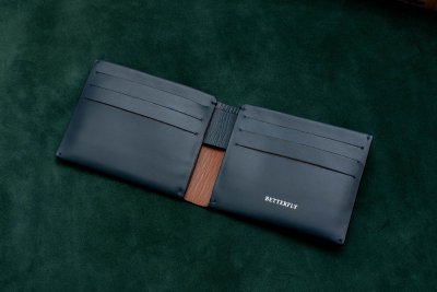 ROLL BUX The Zero line wallet  กระเป๋าสตางค์หนังแท้