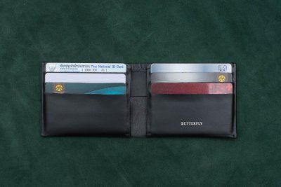 ROLL BUX The Zero line wallet  กระเป๋าสตางค์หนังแท้