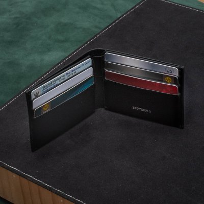 ROLL BUX The Zero line wallet  กระเป๋าสตางค์หนังแท้