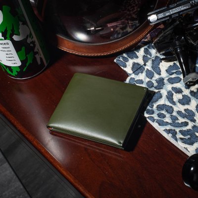 ROLL BUX The Zero line wallet  กระเป๋าสตางค์หนังแท้