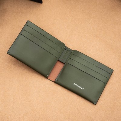 ROLL BUX The Zero line wallet  กระเป๋าสตางค์หนังแท้