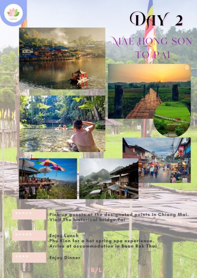 3D2N Pai & Mae Hong Son (from Chiang Mai)