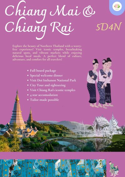 5D4N Chiang Mai & Chiang Rai