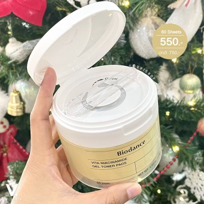 Biodance Vita Niacinamide Gel Toner Pads 60 แผ่น