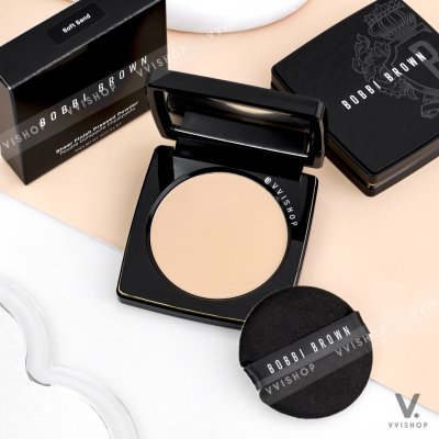 Bobbi Brown Sheer Finish Pressed Powder 9g : Soft Sand