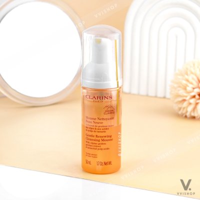 Clarins Gentle Renewing Cleansing Mousse 50 ml.