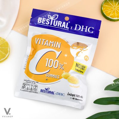 Bestural x DHC Vitamin C Gummies 40 เม็ด