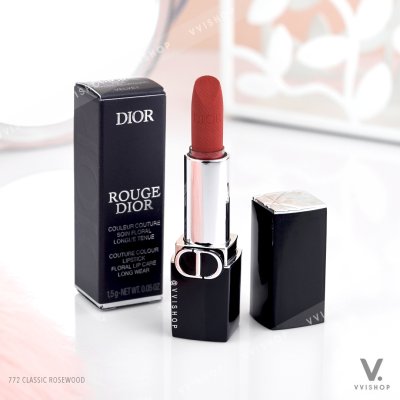 Dior Rouge Dior Velvet Lipstick 1.5g : 772 Classic Rosewood