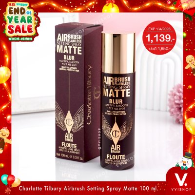 END_YEAR_SALE Charlotte Tilbury Airbrush Flawless Setting Spray Matte 100 ml.