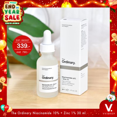 END_YEAR_SALE The Ordinary Niacinamide 10% + Zinc 1% 30 ml.