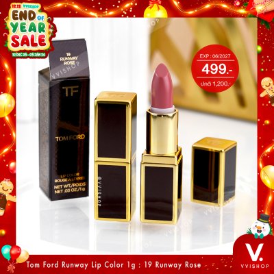 END_YEAR_SALE Tom Ford Runway Lip Color 1g : 19 Runway Rose