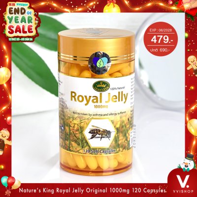 END_YEAR_SALE Nature’s King Royal Jelly Original 1000mg