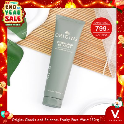 END_YEAR_SALE Origins Checks and Balances Frothy Face Wash 150 ml.