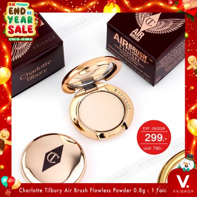 END_YEAR_SALE Charlotte Tilbury Air Brush Flawless Finish Micro-Powder : 1 Fair