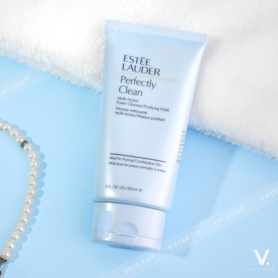 Estee Lauder Perfectly Clean Multi-Action Foam Cleanser / Purifying Mask 150 ml.