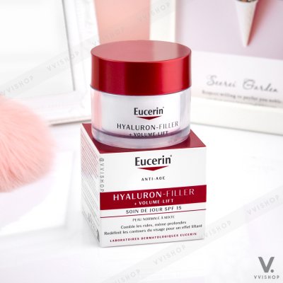 Eucerin Hyaluron-Filler + Volume-Lift Day SPF 15 50 ml.