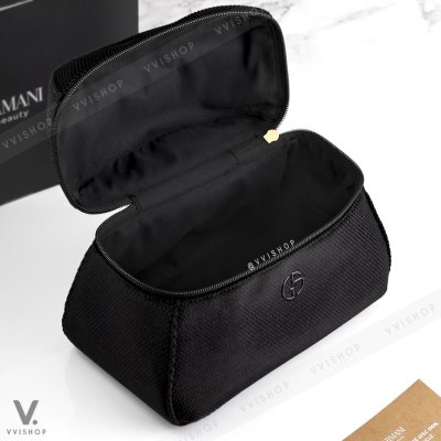 Giorgio Armani Beauty Black Vanity Pouch