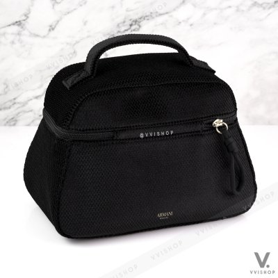 Giorgio Armani Beauty Black Vanity Pouch