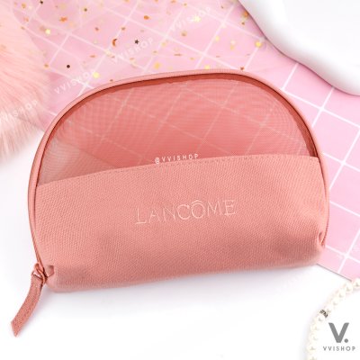 Lancome Peach Pink Makeup Pouch