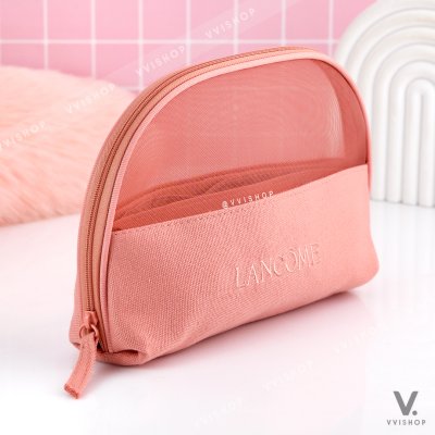 Lancome Peach Pink Makeup Pouch