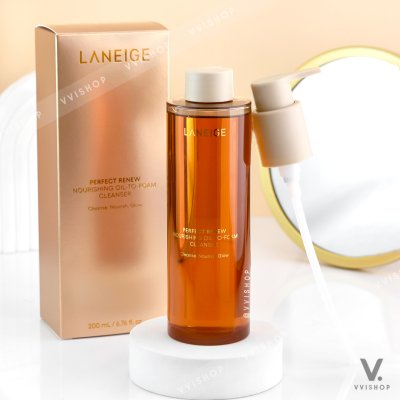 Laneige Perfect Renew Nourishing Oil-To-Foam Cleanser 200 ml.