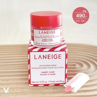 Laneige Lip Sleeping Mask Candy Cane Holiday 2024 Limited Edition 20g