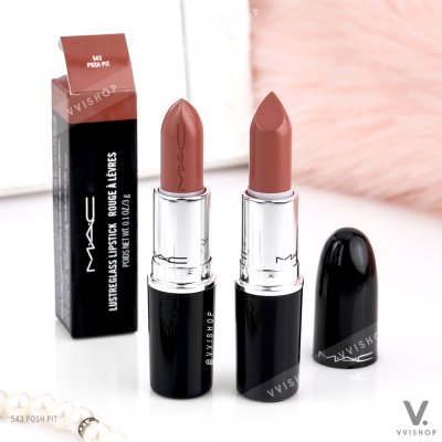 MAC Lustreglass Lipstick 3g : 543 Posh Pit