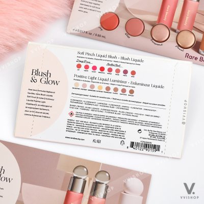 Rare Beauty Blush & Glow Sample Card 4 x 0.5 ml.