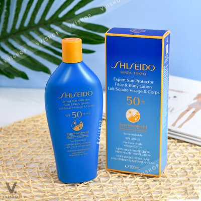 Shiseido Expert Sun Protector Face and Body Lotion SPF50+ 300 ml.