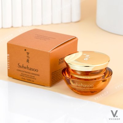 Sulwhasoo Concentrated Ginseng Renewing Cream 5 ml.