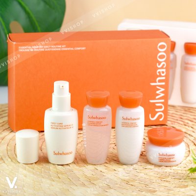 Sulwhasoo Essential Comfort Daily Routine Kit 4 Items